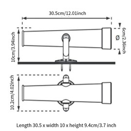 perfeclan Kids Play Toy Telescope Role Play Active Outdoor Creative Monocular Telescope for Children Educational Gift Children