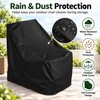 Outdoor Stacked Chair Cover, Water-Resistant Polyester Patio Furniture Protector for