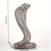 Nikki and Max Cobra Statue Sculpture, Resin, 7.08 inches, Home
