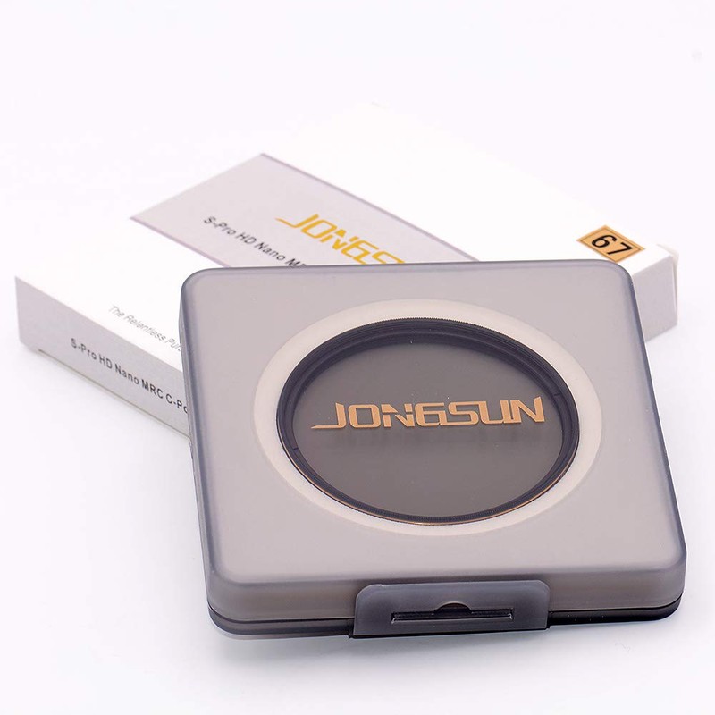 JONGSUN 67mm Polarizing Filter, Circular Polarizer Filter, S-Pro HD Nano