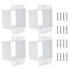 4pcs BE2-4 (2 Gang) Electrical Outlet Box Extender, Double Gang