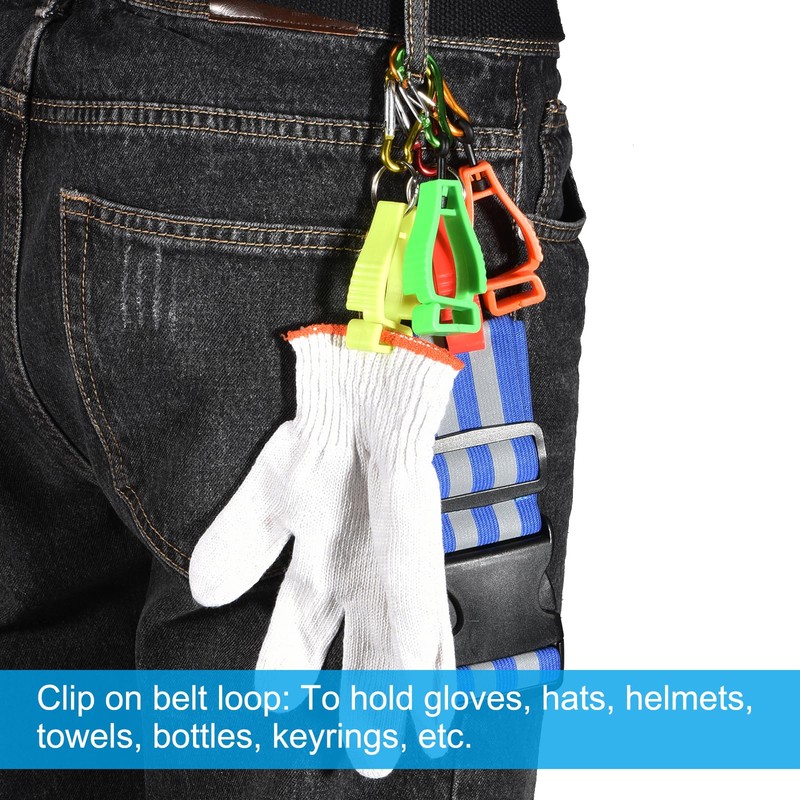 PATIKIL Glove Clips, 14 Pack Gloves Holder Clip Glove Belt
