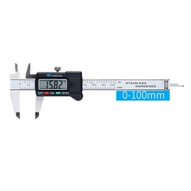 Digital Vernier Caliper, 0-100mm /0-4inch Electronic Caliper with Extra-Large LCD Screen Digital Precision Measuring Tools, Inch/Metric Conversion