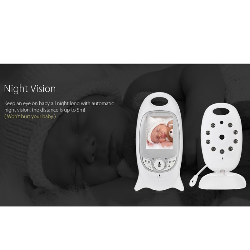 Baby Camera Monitor 2.4G Wireless Video 2 Way Audio Night