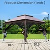 Pop Up Gazebo 10x10 Ft Outdoor Gazebo Tent Easy Setup