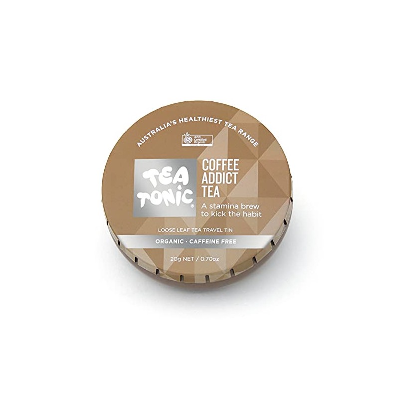 Coffee Addict Tea Loose Leaf Travel Tin