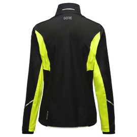 GORE WEAR Women's R3 W Gore-TEX INFINIUM Partial Jacket, Black/neon Yellow, M/8-10