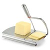 DGLOZE Cheese Slicer Cutter, Stainless Steel Cheese Cutter Board with