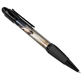 DV DESIGN Beautiful Wild Horse Black Ballpoint Pen - Pony Gallop Fun #8536