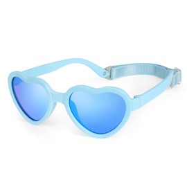 Hifot Baby Sunglasses UV400 Polarised Sunglasses Toddler Girls Boys Sunglasses Protection Against Ultraviolet Sun Rays 0-3 Years, blue