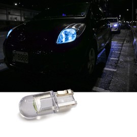 HYUGA LED Replacement Bulbs BLUE T10+ Socket 10 PCS 12V Compatible with Map Light, Dome Light, License Plate Light, Side Door Courtesy, Cargo Light, or Trunk Light, Instrument Panel Light