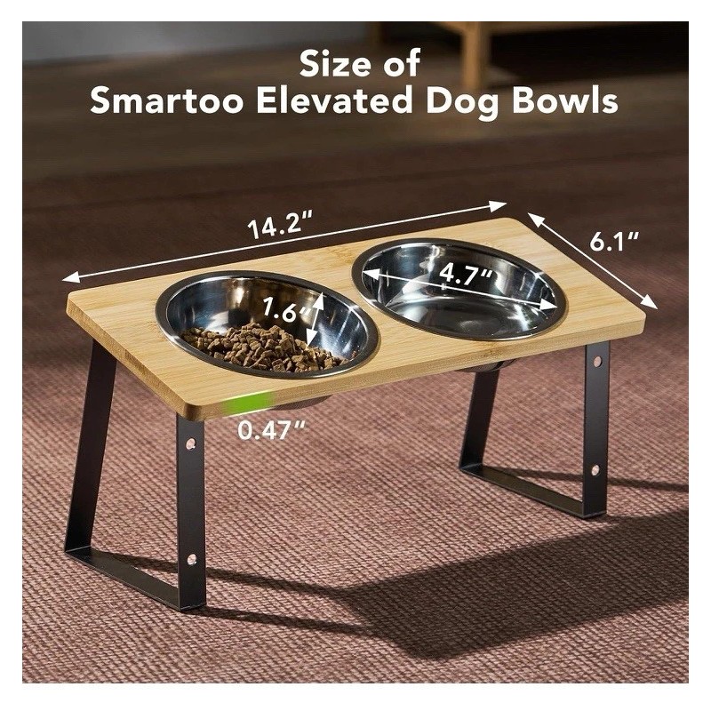 Smartoo Elevated pet bowls For Cats And Dogs by Smartoo