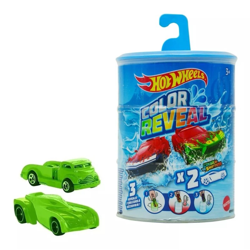 Hot Wheels Color Reveal 2 Autos Sorpresa Mattel Color Vs