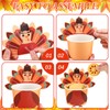 RimCereal 60 Pcs Fall Thanksgiving Snack Cups 10 oz Autumn