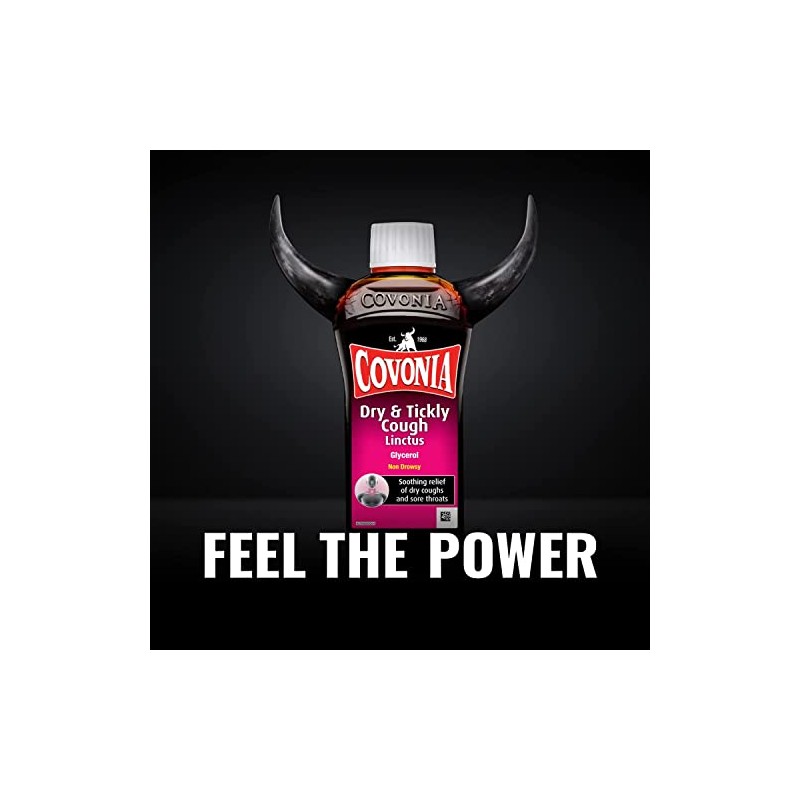 Covonia Dry & Tickly Cough Linctus 180ml soothing relief of