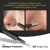 WSYUB Professional Blackhead Tweezers and Ingrown Hair Tweezers, Stainless Steel