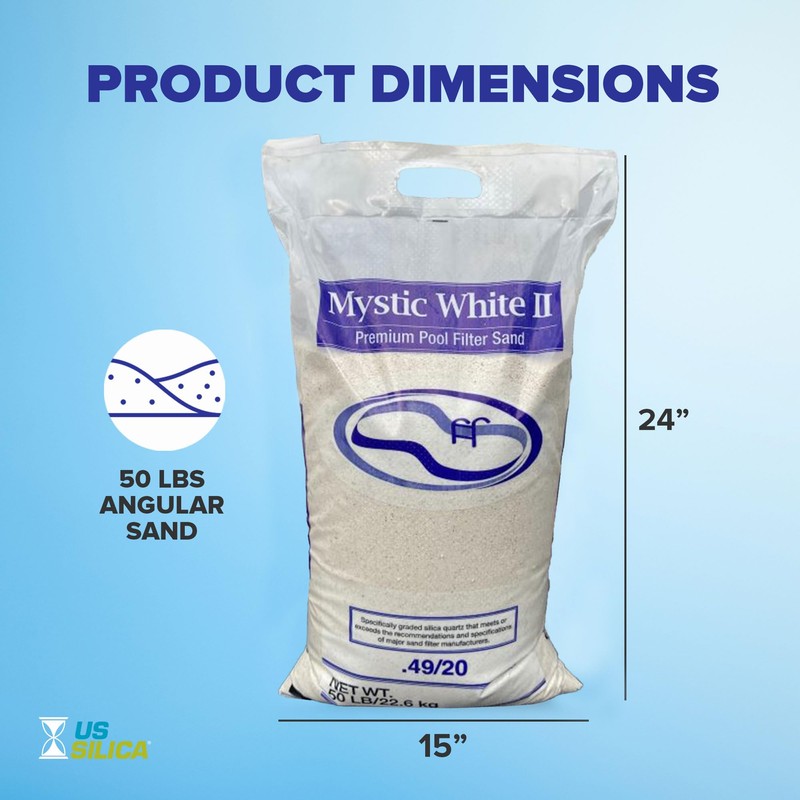 U.S. Silica Mystic White II Sand for Above Ground and