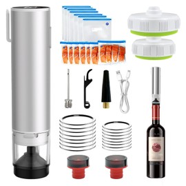 39 PCS Vacuum Sealer Set, Portable Wireless Food Vacuum Sealer Machine with Vacuum Bag,Wide Jar and Wine Bottle for Food Save and Storage