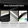 LIHONK Portable ac Window Vent kit【Titanium Silver+Black 100% Light Block】-