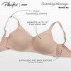 Playtex Women's 18 Hour Smoothing Minimizer Wirefree Bra US4697, Black,