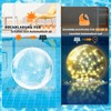 Charmofun Solar Pool Lighting Floating Pack of 2 Inflatable Solar