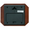 Seiko BZ364B Table Clock, Tea Wood, 4.3 x 5.4 x
