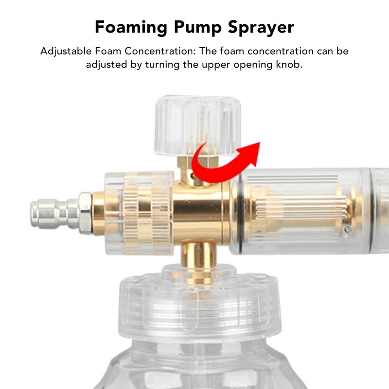 High Pressure Foam Sprayer 1L Large Capacity Manual Foaming Car