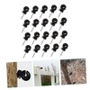 CAXUSD 50pcs Electric Fence Insulators Screw in Ring Insulator for