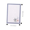 Operitacx 4 Sets Cute Floral Writing Paper with Envelopes Cartoon