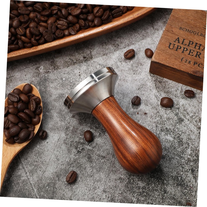 Ipetboom Espresso Tamper Threaded Metal Hand Press Tool for Coffee