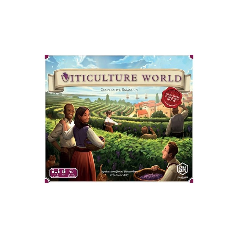 Stonemaier Games: Viticulture World: Cooperative Expansion | Add to Viticulture