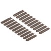 sourcing map 10 Pairs Snapback Strap Cover, 7 Holes Plastic