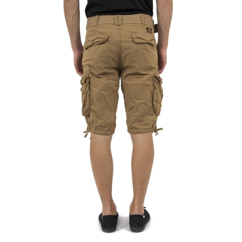 Schott NYC Men's Swimming Shorts, Beige (beige beige)