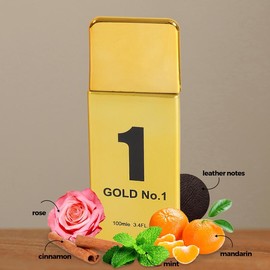 Gold No.1 Eau de Toilette Spray Cologne for Men 100ml/3.4fl.oz. - Fragrance for Men