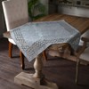 Linen Tablecloth Beautiful Laser Cut Patterned Tablecloths Are Suitable for