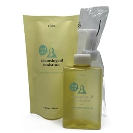 Etude Real Art Cleansing Oil Moisture 2-piece set (main product refill) / 에뛰드 리얼아트 클렌징 오일 모이스처 2종세트(본품리필)