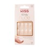 Kiss Salon Acrylic Nude French Nails, Cashmere, 31 Count