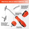 LABOFiC Grout Removal Tool, Angled Design Tile Joint Cleaning Tool,