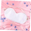 Healeved 2pcs Silk Sleeping Eye Mask Breathable Blindfold for Comfortable