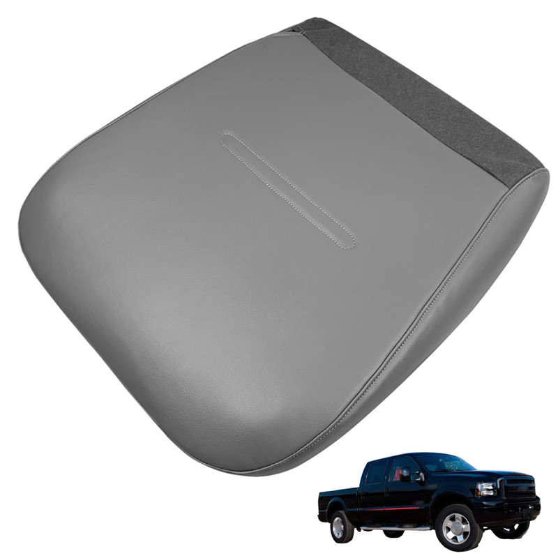 labwork Front Driver Side Bottom Gray Artificial Leather Seat Cover