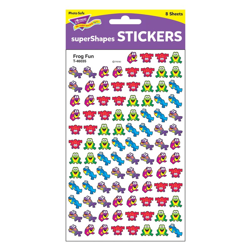 Trend Frog Fun Children's Stickers