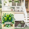BlissYard Happy St Patricks Garden Flag 12x18 inch Double Sided