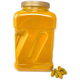 Rani Turmeric (Haldi) Root Powder Spice, (High Curcumin Content) 5lbs (2.27kg) PET JAR, Bulk ~ All Natural | 100% Pure, Salt Free | Vegan | Gluten Friendly Ingredients | NON-GMO | Indian Origin