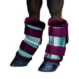 Kensington Miniature Horse Fly Boots - Fly Pony Horse Boots Perfect for Equine Leg Wraps and Maximum Horse Fly Protection, Imperial Jade