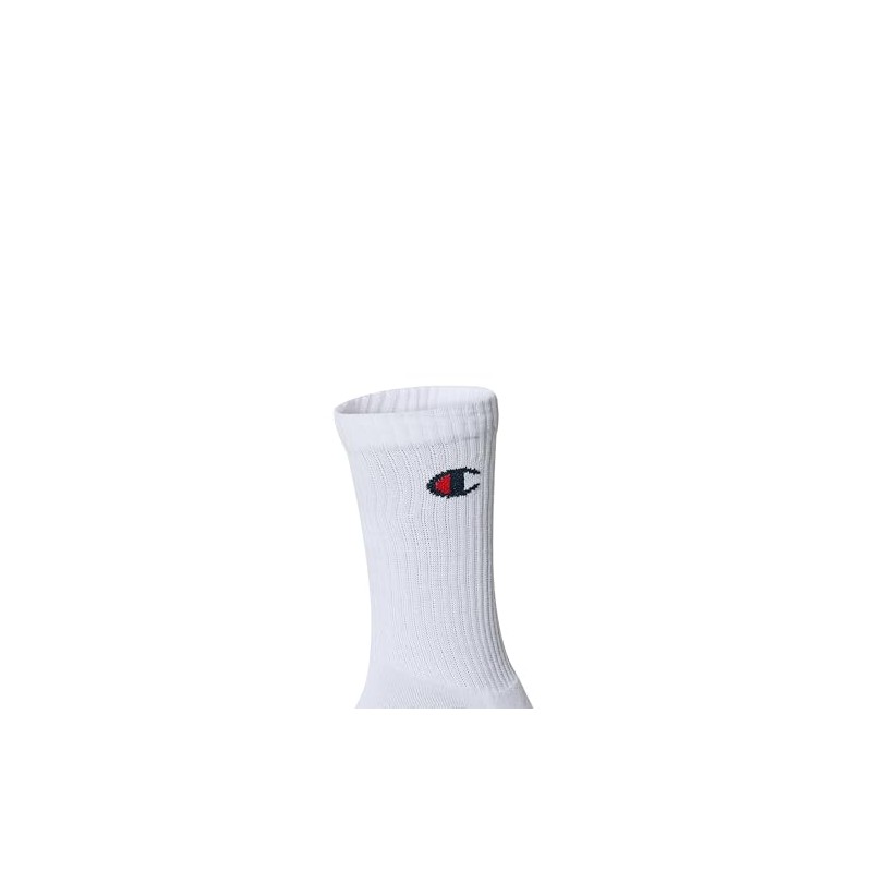Champion Core 6PP Crew Calzini Sportivi, Unisex - Adulto, Bianco,
