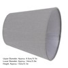 6 Pcs Cloth Lamp Shade Good Light Transmission E14 Candle