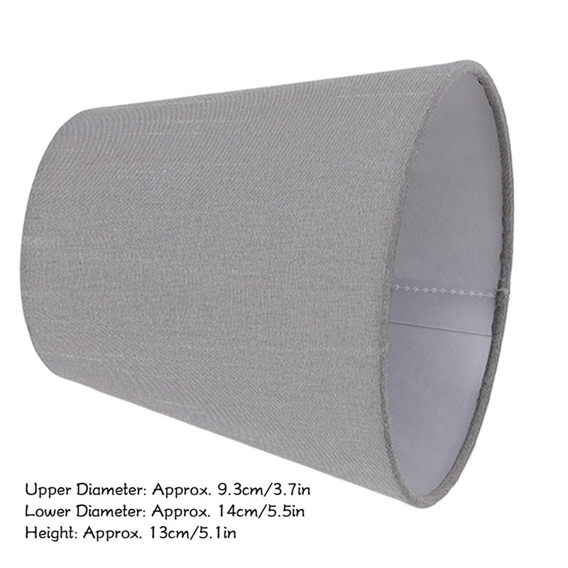6 Pcs Cloth Lamp Shade Good Light Transmission E14 Candle