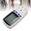 Power Meter Socket LCD Display Overload Protection LED Light Digital