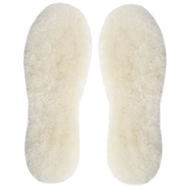 FRCOLOR 1 Pair Unisex Warm Wool Insoles for Shoes Cozy Thick Felt Inner Soles for Winter Comfort Reduces Foot Fatigue for Casual Shoes Boots