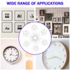 Yosawo 30 Pieces Picture Hooks Non-Trace Hook Plastic Hardwall Hanger